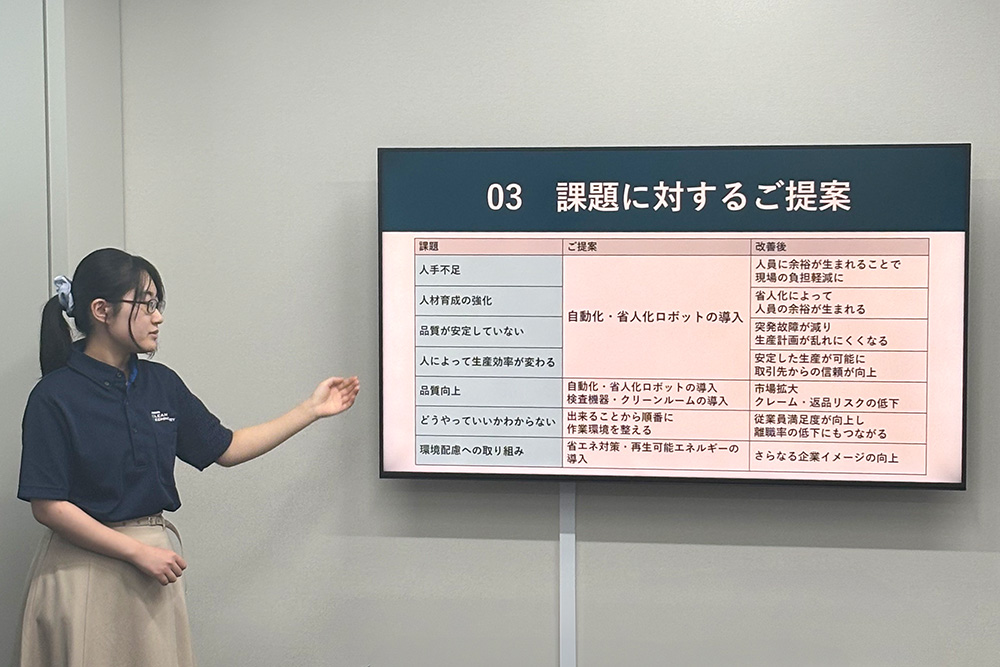 課題発表