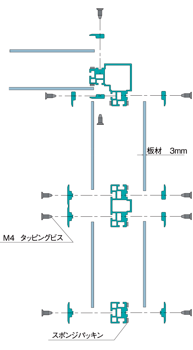 両面張り仕様（クリーンルーム内設置タイプ）