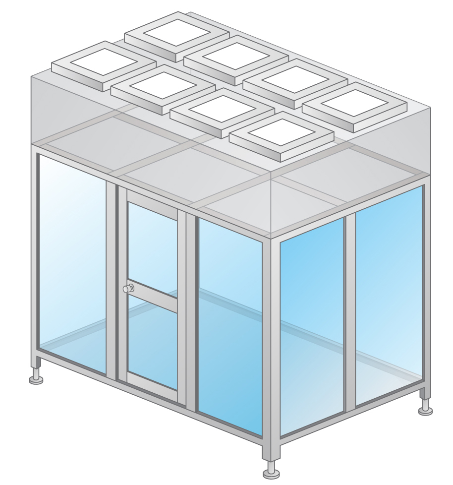 ステンレス製クリーンブース