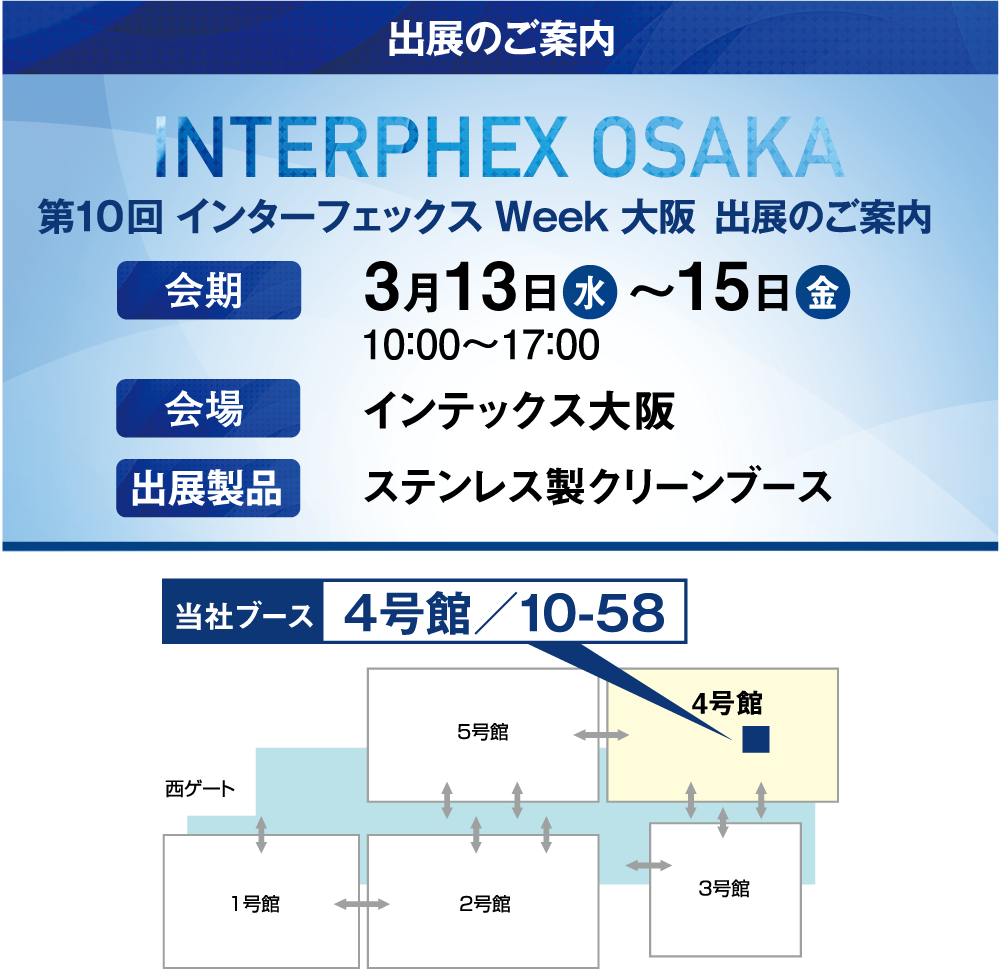 「第10回 インターフェックスWeek大阪」の展示会情報