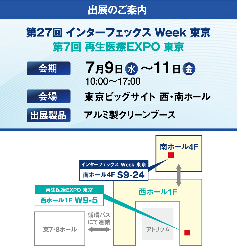 インターフェックスWeek 東京の展示会情報
