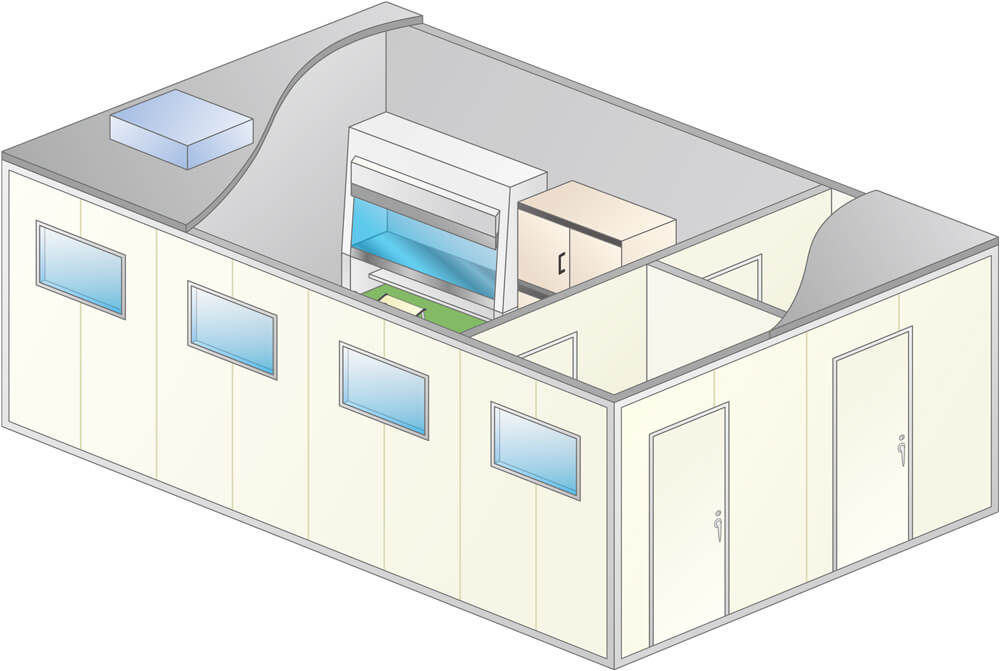 封じ込めクリーンルーム