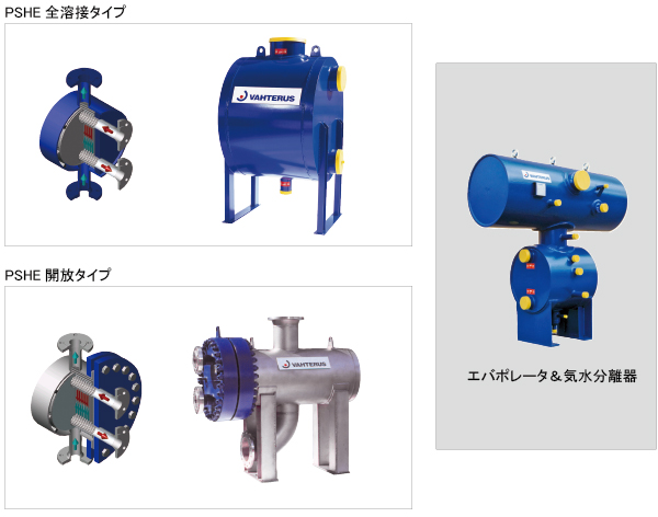 プレート＆シェル熱交換器